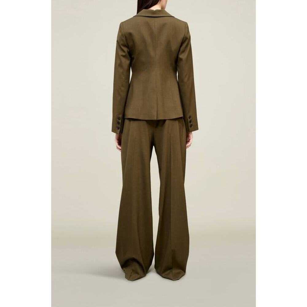 Kallmeyer New York Womens Paxton Single Breasted Blazer Jacket in Carob 4 - Picture 3 of 5